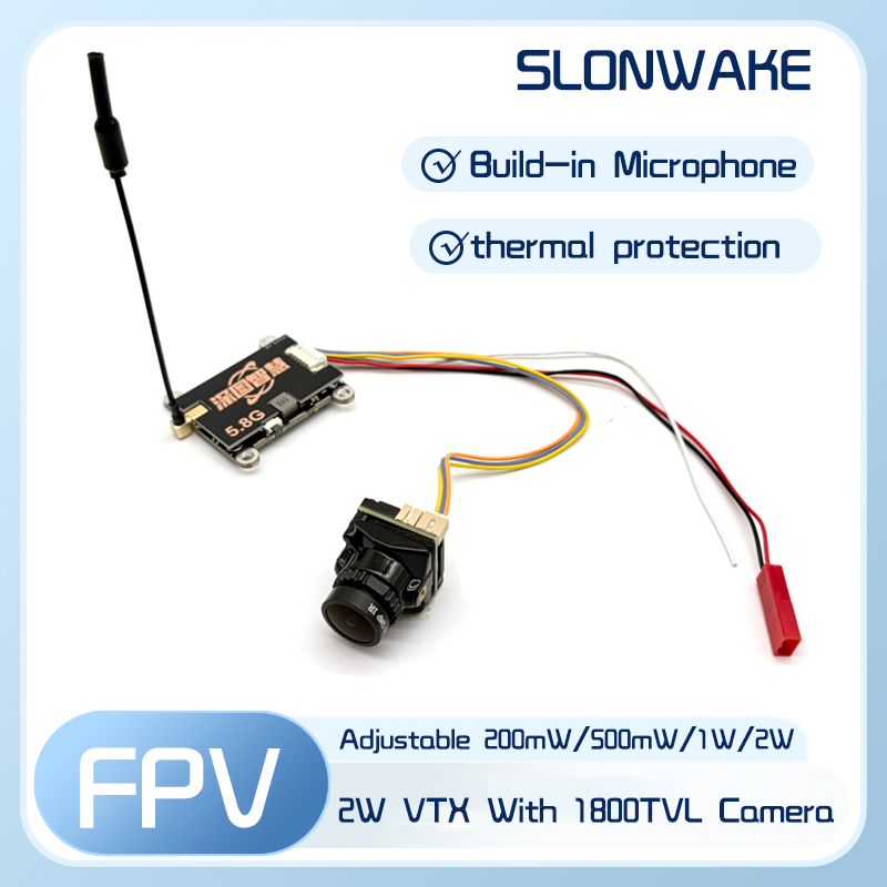 Fpv Camera - Nadajnik SLONWAKE 5.8G 56CH 2W VTX