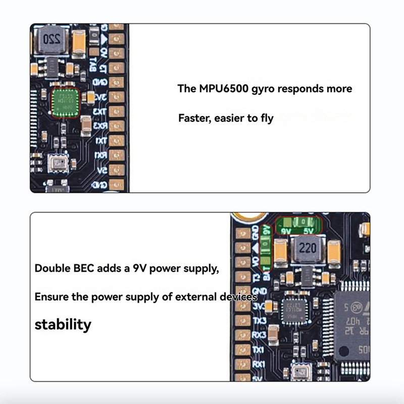 Flight Controller - 80A+F405/F722 STACK dla drona FPV 13-calowego,