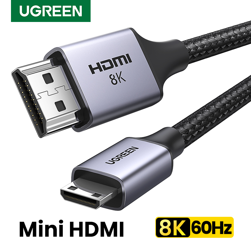 Hd Zero Camera - UGREEN Mini HDMI-kompatybilny z kabel HD