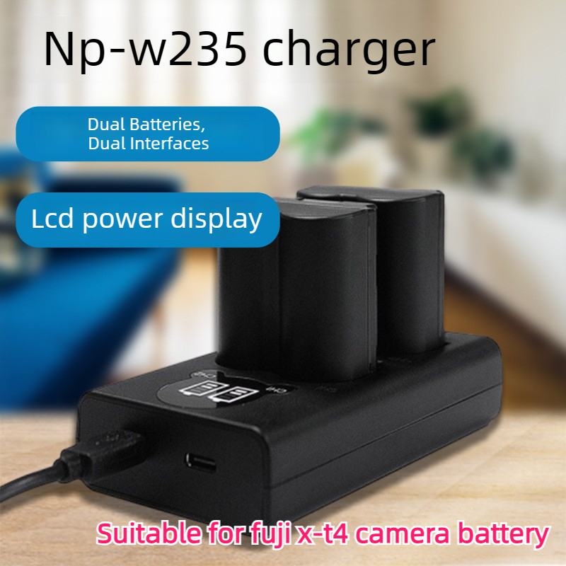 Drone - Akumulator 2200mAh NP-W235 z wyświetlaczem LCD