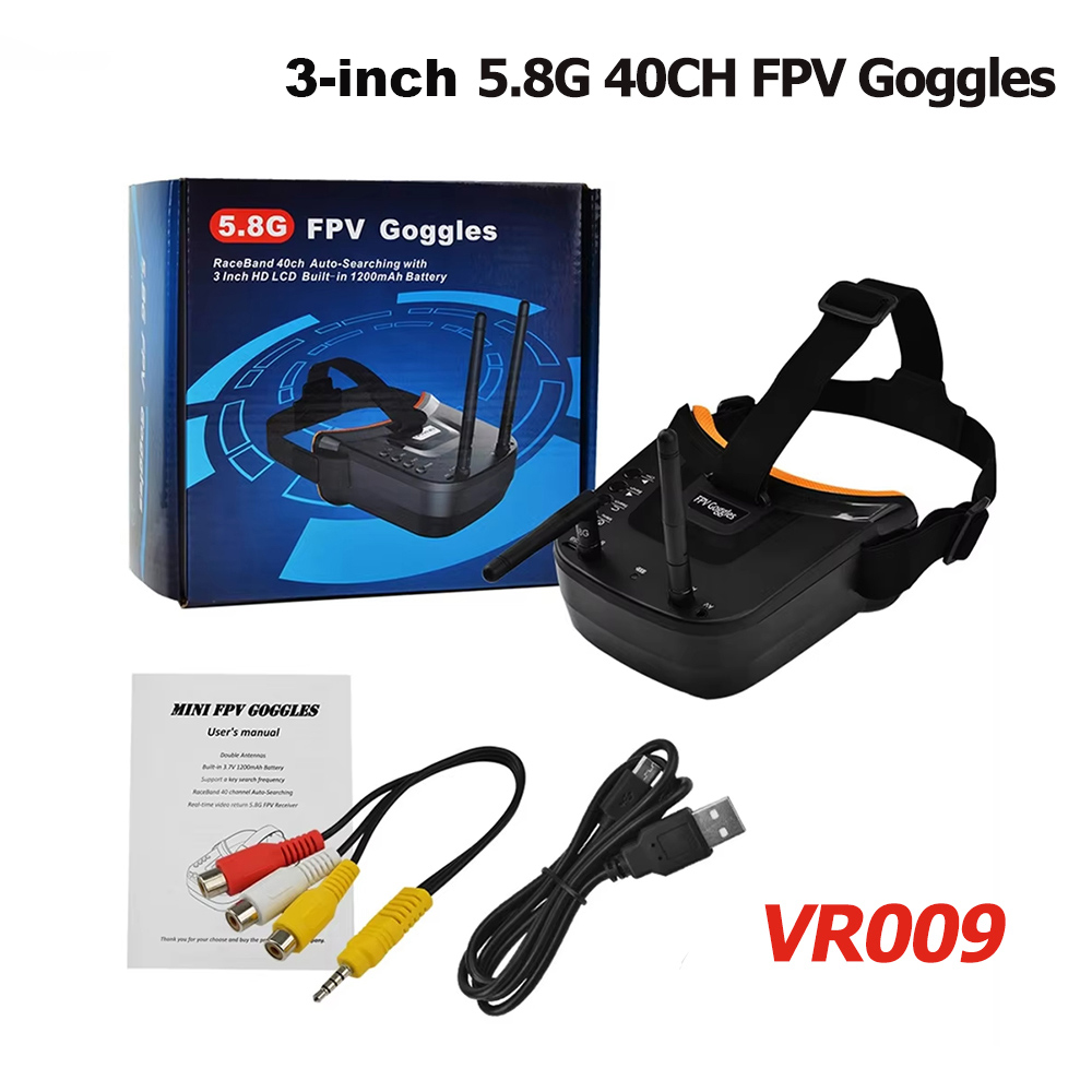 Goggles Fpv - Okulary wideo VR009 FPV z 3-calowym