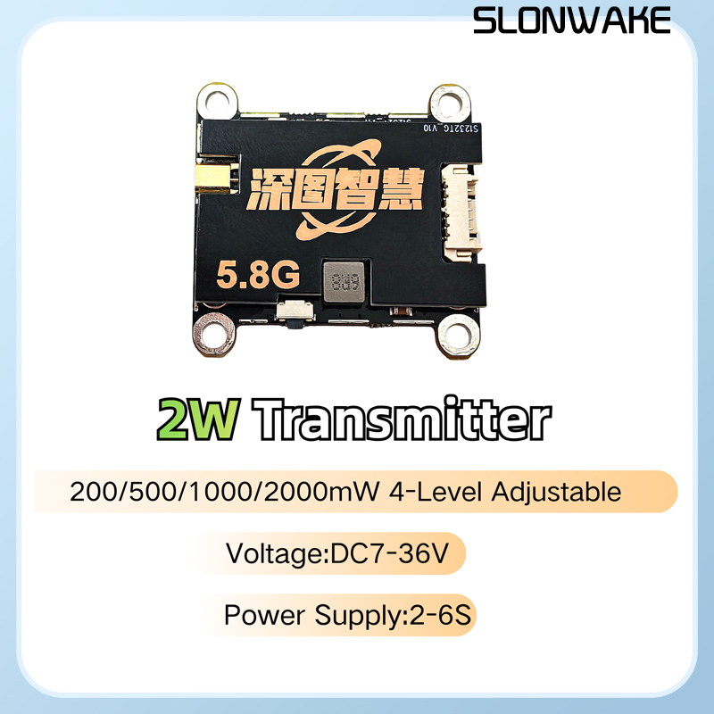Nadajnik SLONWAKE 5.8G 56CH 2W – Fpv Camera recenzja i cena