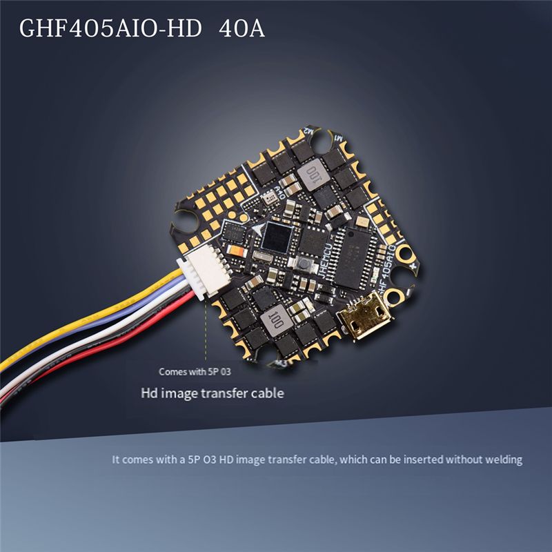 ABTI-GHF405AIO-HD 40A AIO Kont – F405 Flight Controller recenzja i cena