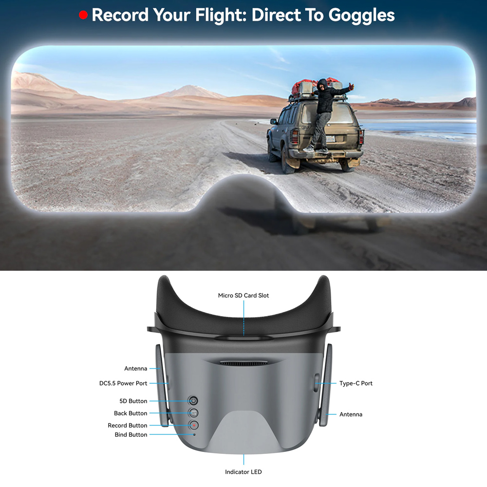 Okulary FPV BETAFPV VR04 HD Pr – Goggles Fpv recenzja i cena