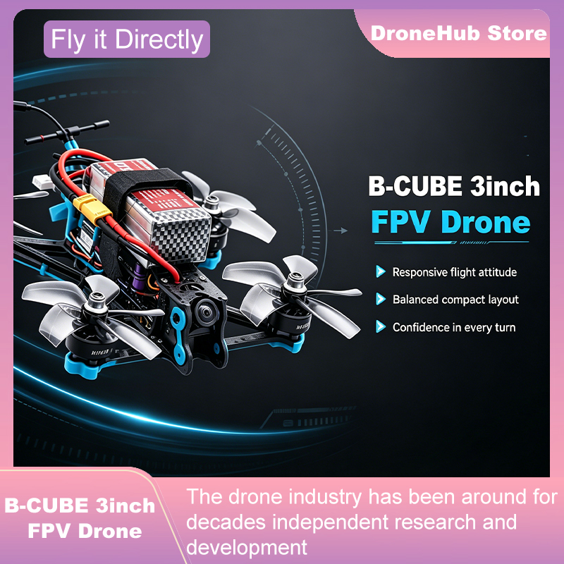 Zestaw ramy drona FPV B-CUBE 3 – F722 Flight Controller recenzja i cena