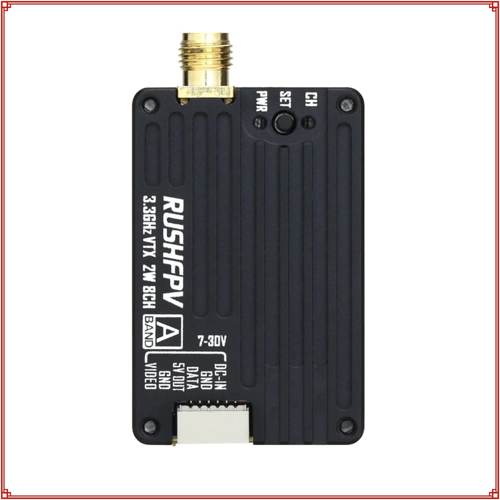 Nowy nadajnik RUSHFPV 3.3G 2W  – Rc Transmitter recenzja i cena
