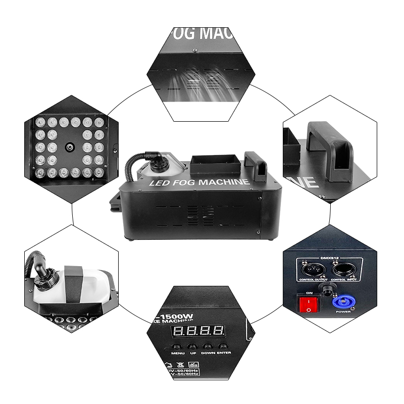 LED Stage Smoke Fog Machine 15 – Smoke Stopper recenzja i cena