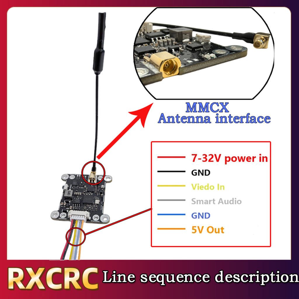 Moduł RXCRC 5.8G 48CH 1.6W VTX – Rc Transmitter recenzja i cena