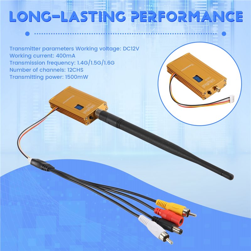 A48U 1.5G 1.5W FPV VTX 12CH 15 – Rc Transmitter recenzja i cena