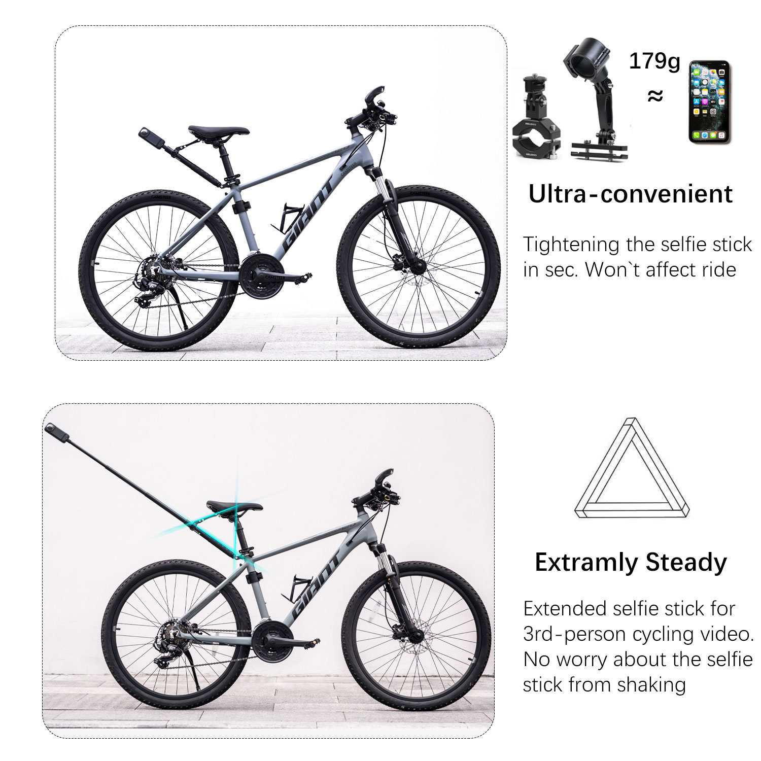 Camsteer Premium Uchwyt rowero – Runcam Camera recenzja i cena