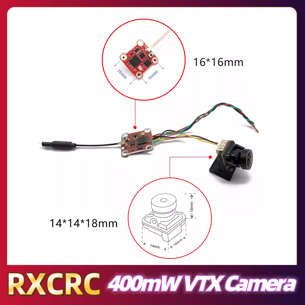 Moduł RXCRC 5.8G 400mW VTX Nad – Fpv Camera recenzja i cena