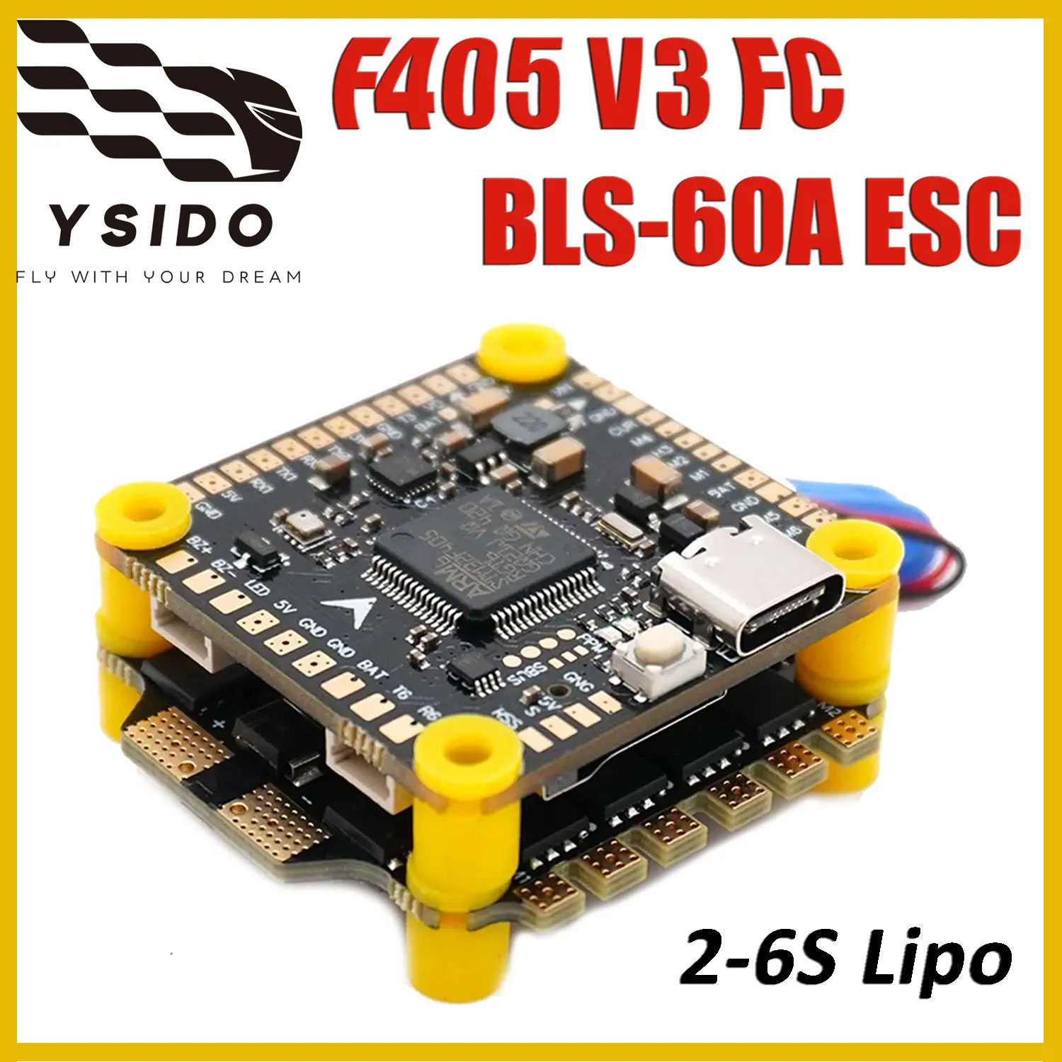 Sterownik lotu YSIDO F405 V3 z – F405 Flight Controller recenzja i cena