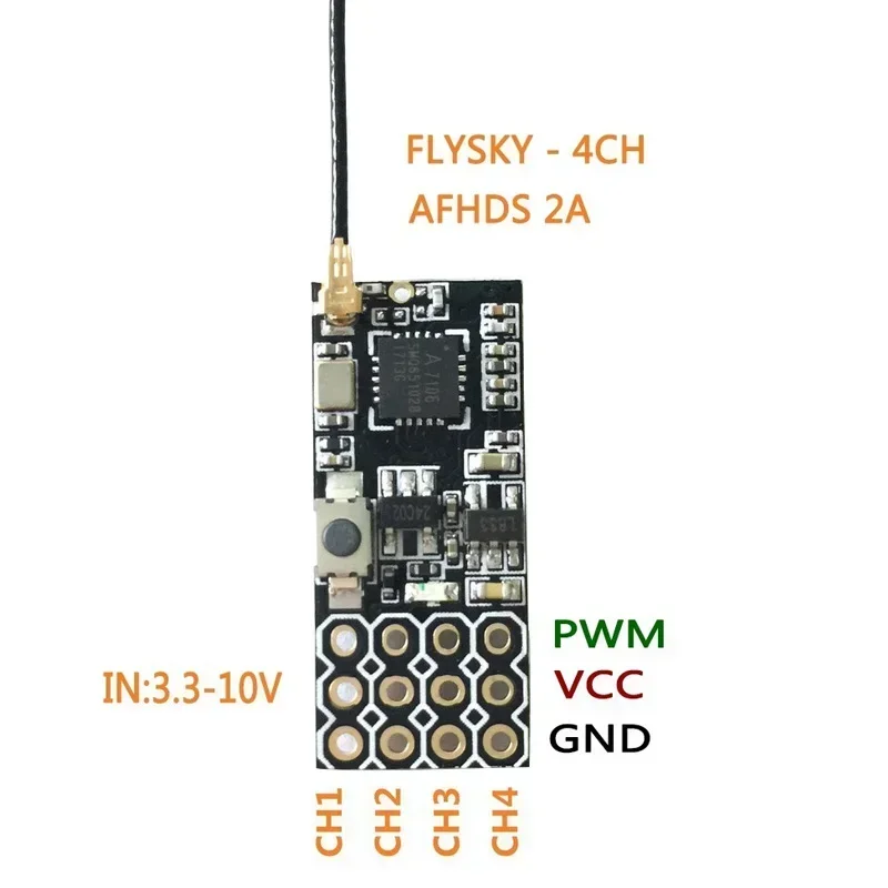 Odbiornik FS2A 4CH AFHDS 2A Mi – Flysky Transmitter recenzja i cena
